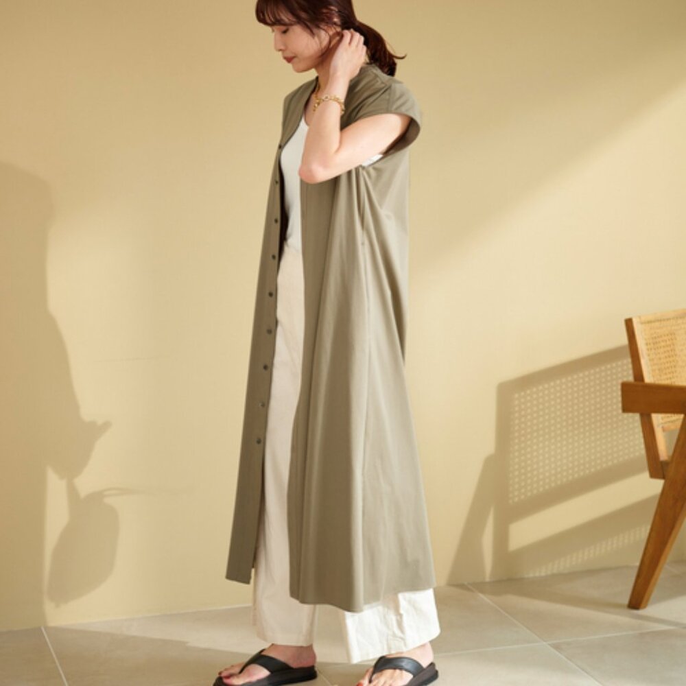 IENA French Sleeve Shirt Dress - Picture 3 of 12